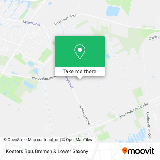 Kösters Bau map