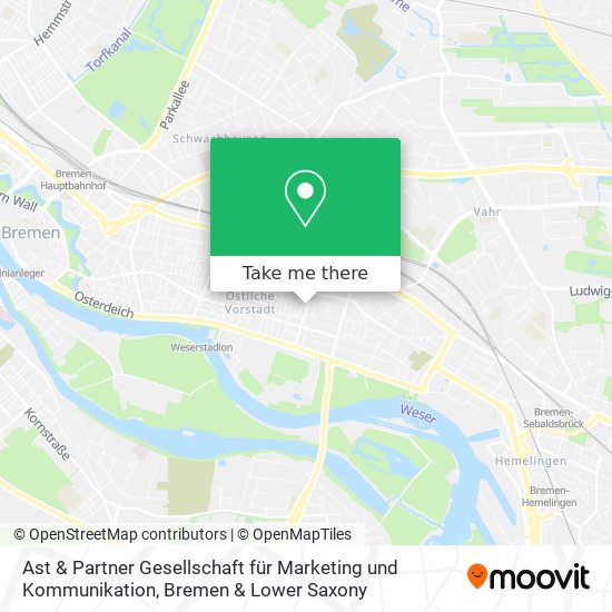 Карта Ast & Partner Gesellschaft für Marketing und Kommunikation