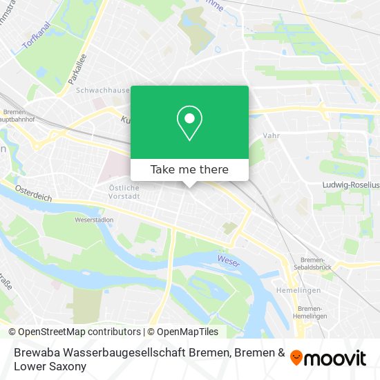 Brewaba Wasserbaugesellschaft Bremen map