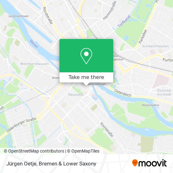 Jürgen Oetje map