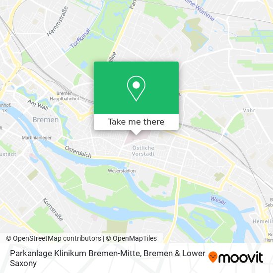Parkanlage Klinikum Bremen-Mitte map