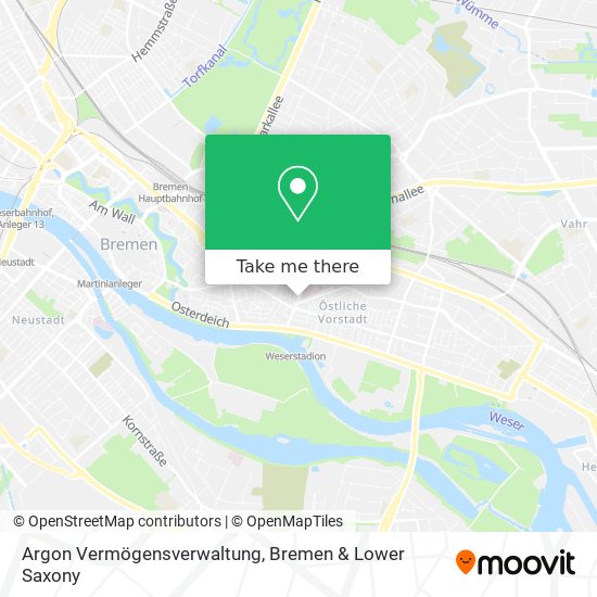Argon Vermögensverwaltung map