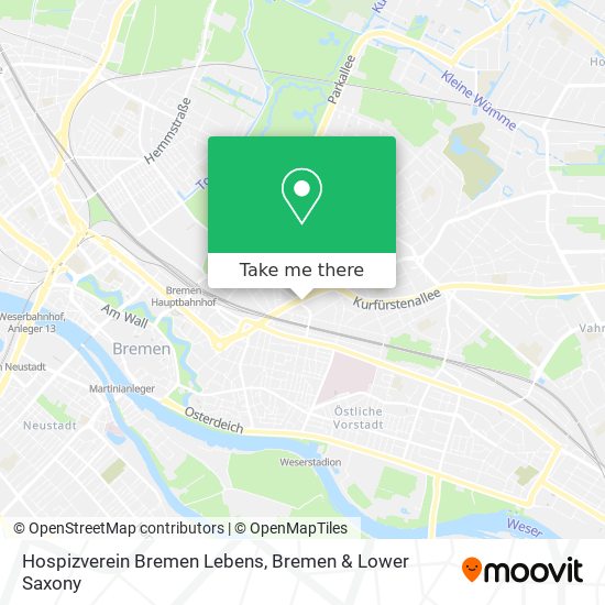 Hospizverein Bremen Lebens map