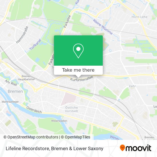 Lifeline Recordstore map