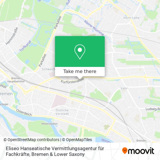 Eliseo Hanseatische Vermittlungsagentur für Fachkräfte map