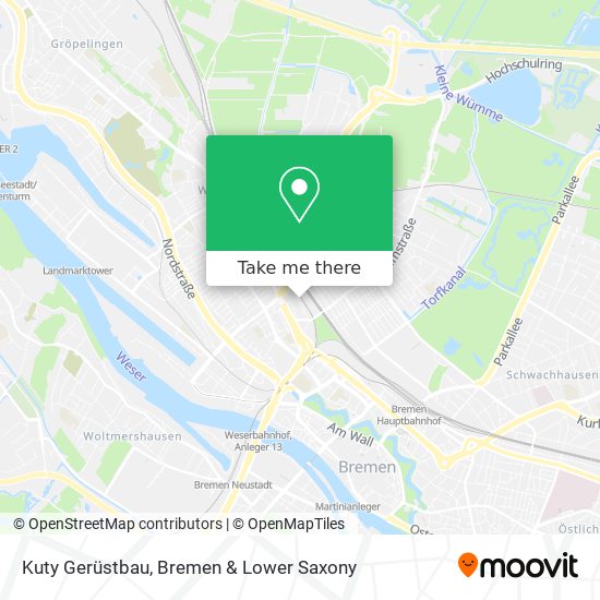 Kuty Gerüstbau map