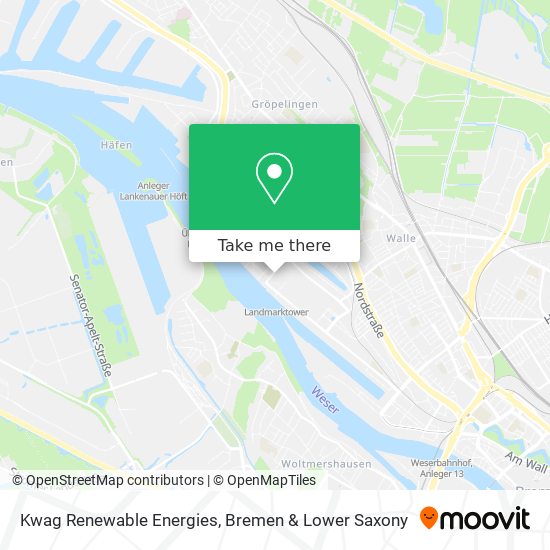 Kwag Renewable Energies map