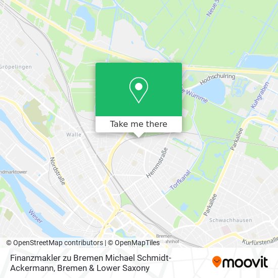 Finanzmakler zu Bremen Michael Schmidt-Ackermann map