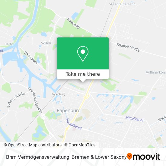 Bhm Vermögensverwaltung map