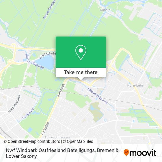 Nwf Windpark Ostfriesland Beteiligungs map