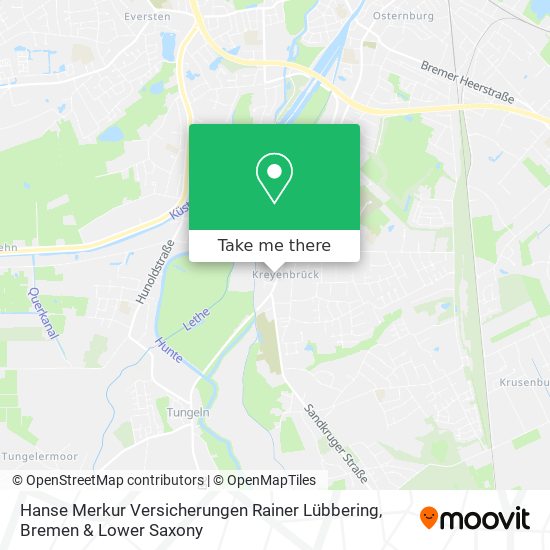 Hanse Merkur Versicherungen Rainer Lübbering map