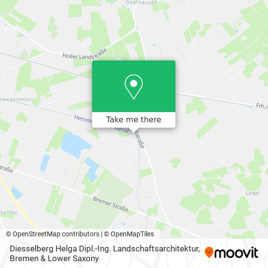 Diesselberg Helga Dipl.-Ing. Landschaftsarchitektur map
