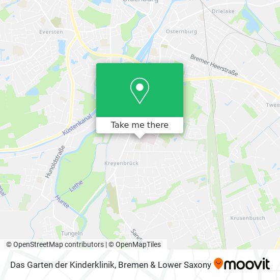 Das Garten der Kinderklinik map