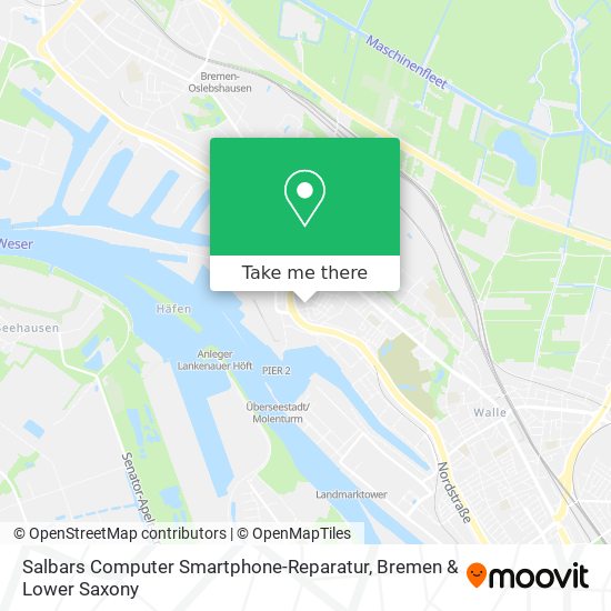 Salbars Computer Smartphone-Reparatur map
