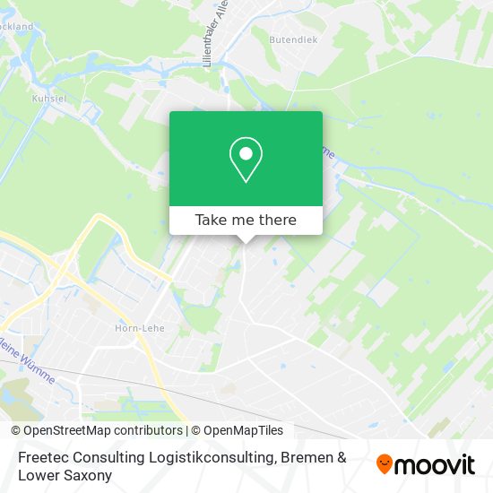 Freetec Consulting Logistikconsulting map