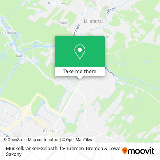 Карта Muskelkranken-Selbsthilfe- Bremen