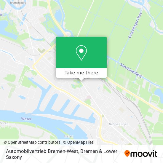 Automobilvertrieb Bremen-West map