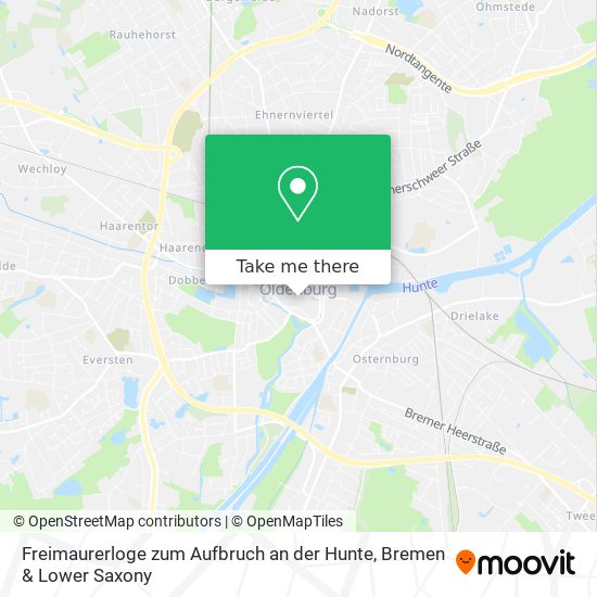 Freimaurerloge zum Aufbruch an der Hunte map