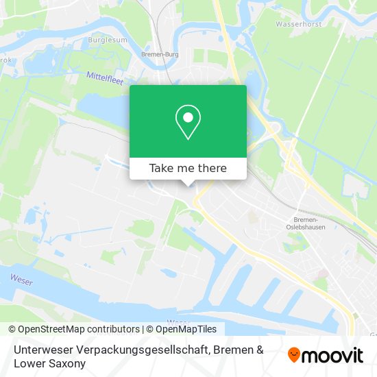 Карта Unterweser Verpackungsgesellschaft