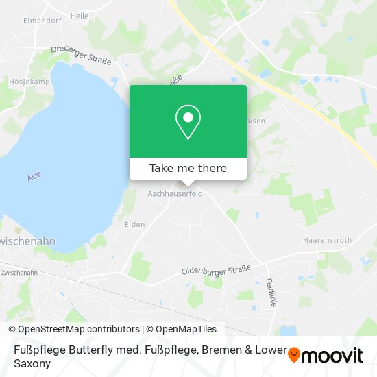 Fußpflege Butterfly med. Fußpflege map