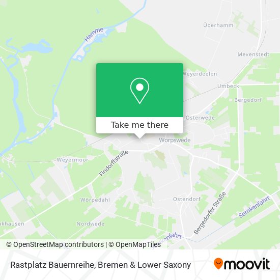 Rastplatz Bauernreihe map