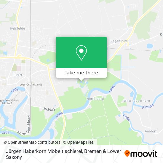 Jürgen Haberkorn Möbeltischlerei map