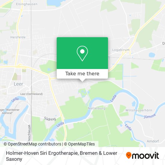 Holmer-Hoven Siri Ergotherapie map