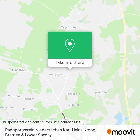 Radsportverein Niedersachen Karl-Heinz Kroog map