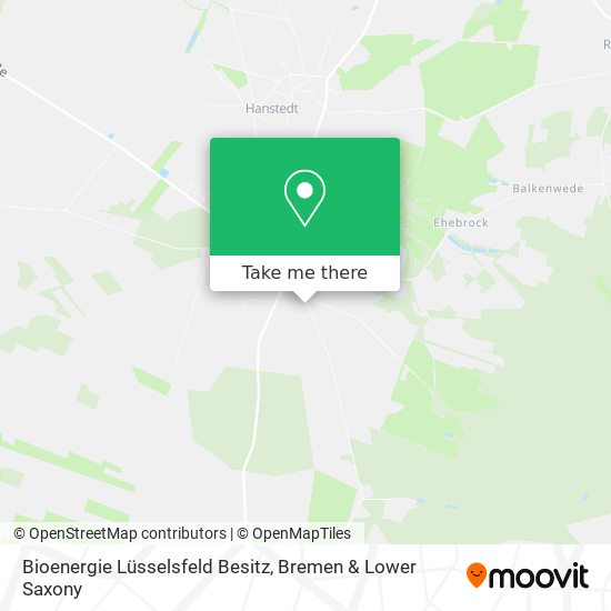 Bioenergie Lüsselsfeld Besitz map