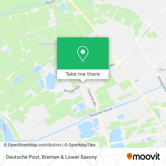 Deutsche Post map