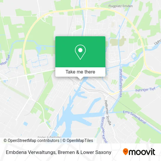 Карта Embdena Verwaltungs