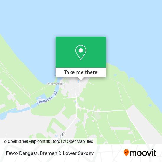 Fewo Dangast map