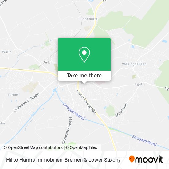 Hilko Harms Immobilien map