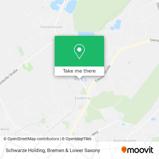 Schwarze Holding map