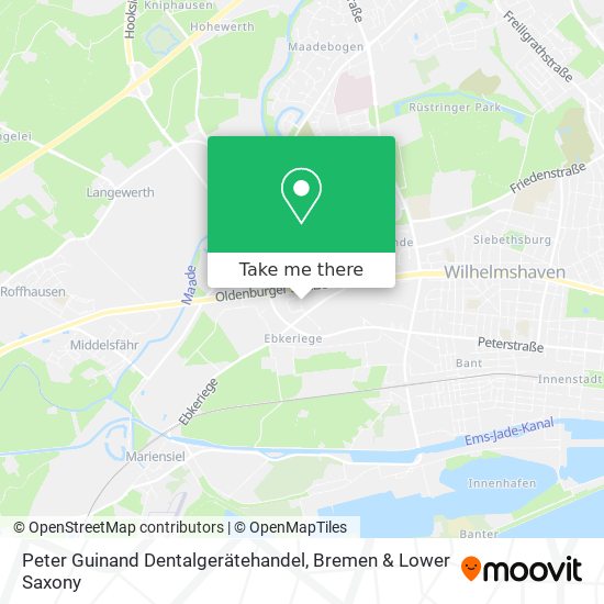 Peter Guinand Dentalgerätehandel map