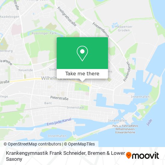Krankengymnastik Frank Schneider map