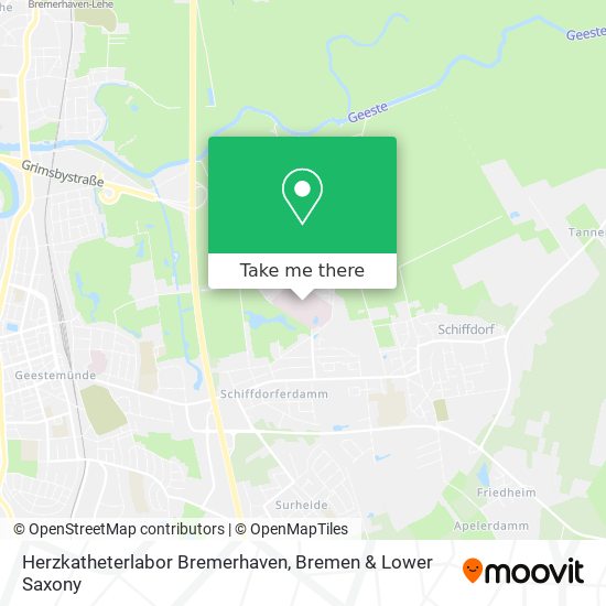 Herzkatheterlabor Bremerhaven map
