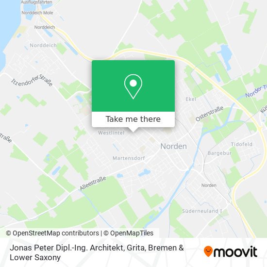 Jonas Peter Dipl.-Ing. Architekt, Grita map