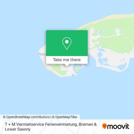 T + M Vermietservice Ferienvermietung map