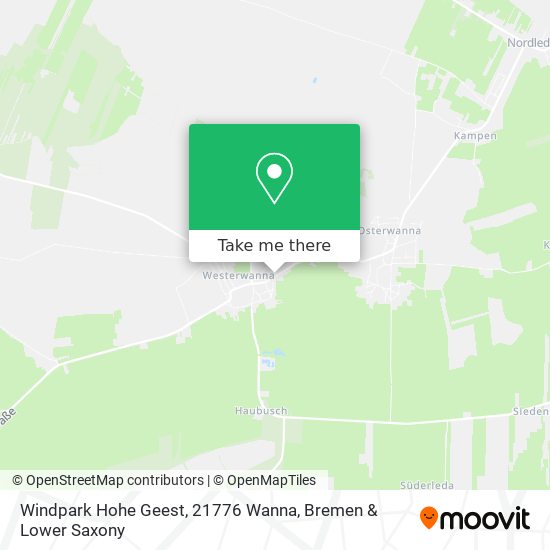 Windpark Hohe Geest, 21776 Wanna map