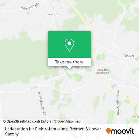 Ladestation für Elektrofahrzeuge map
