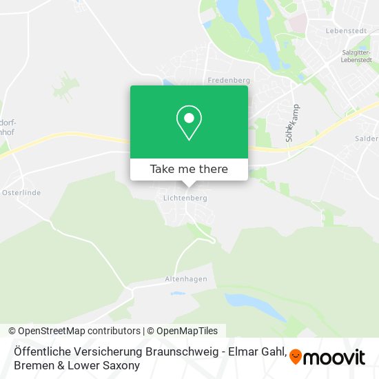 Öffentliche Versicherung Braunschweig - Elmar Gahl map