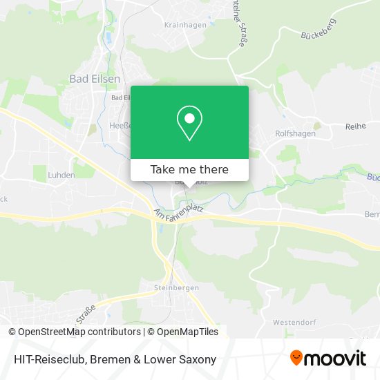 HIT-Reiseclub map