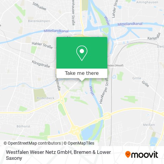 Westfalen Weser Netz GmbH map