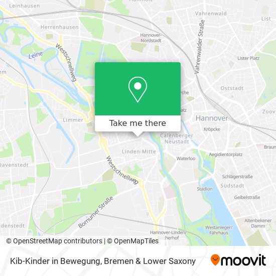 Kib-Kinder in Bewegung map