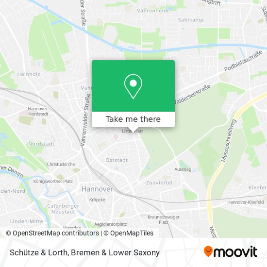 Schütze & Lorth map
