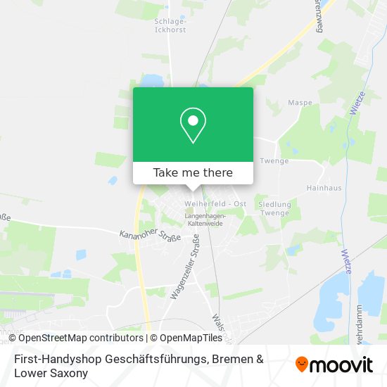 First-Handyshop Geschäftsführungs map