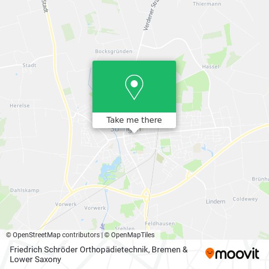 Friedrich Schröder Orthopädietechnik map