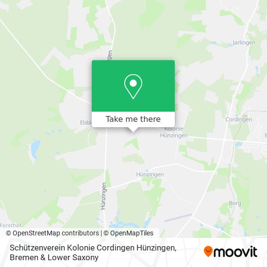 Schützenverein Kolonie Cordingen Hünzingen map