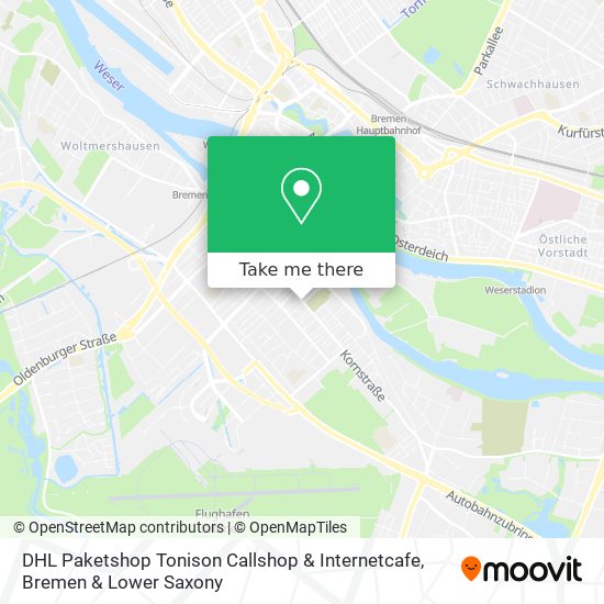 DHL Paketshop Tonison Callshop & Internetcafe map